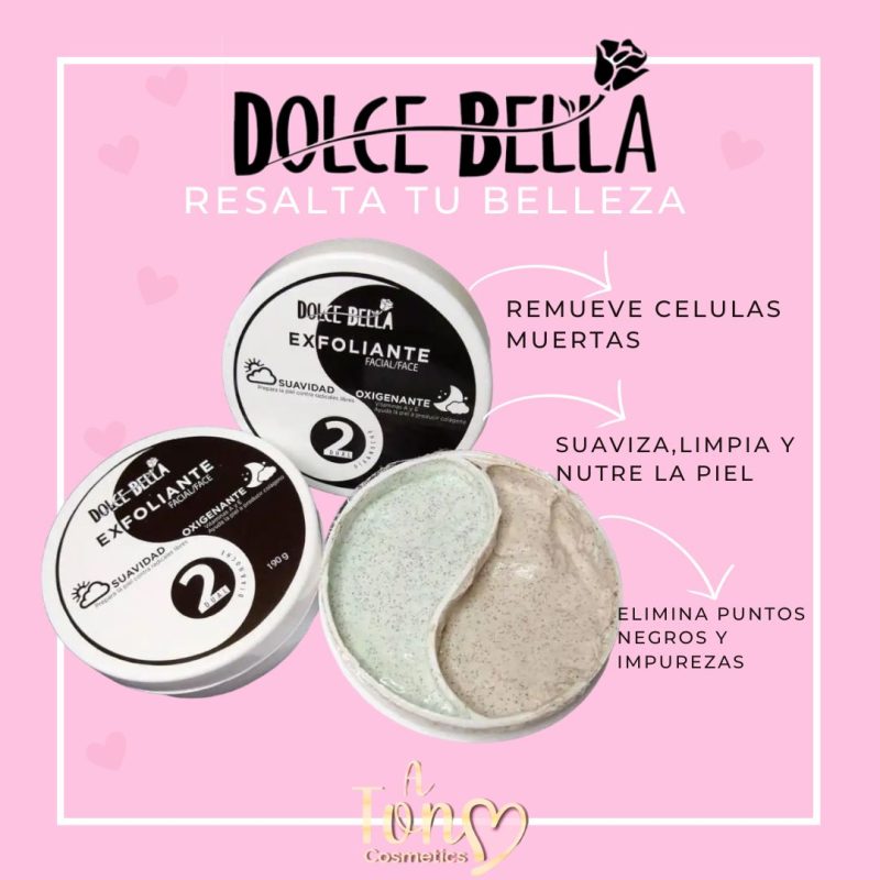 Exfoliante facial de día y noche - DOLCE BELLA 💜